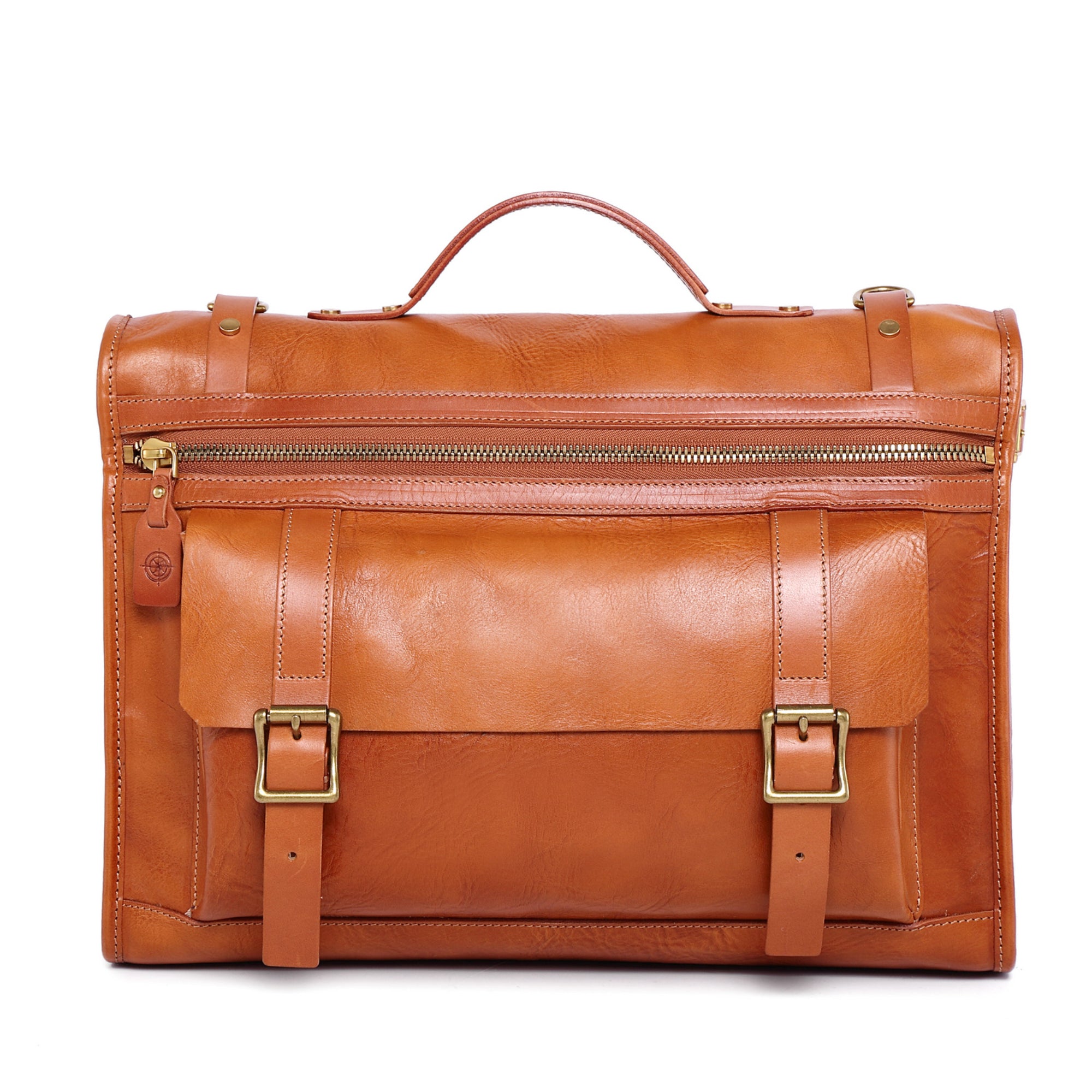 Old Trend Sandstorm factory Leather Messenger Ba