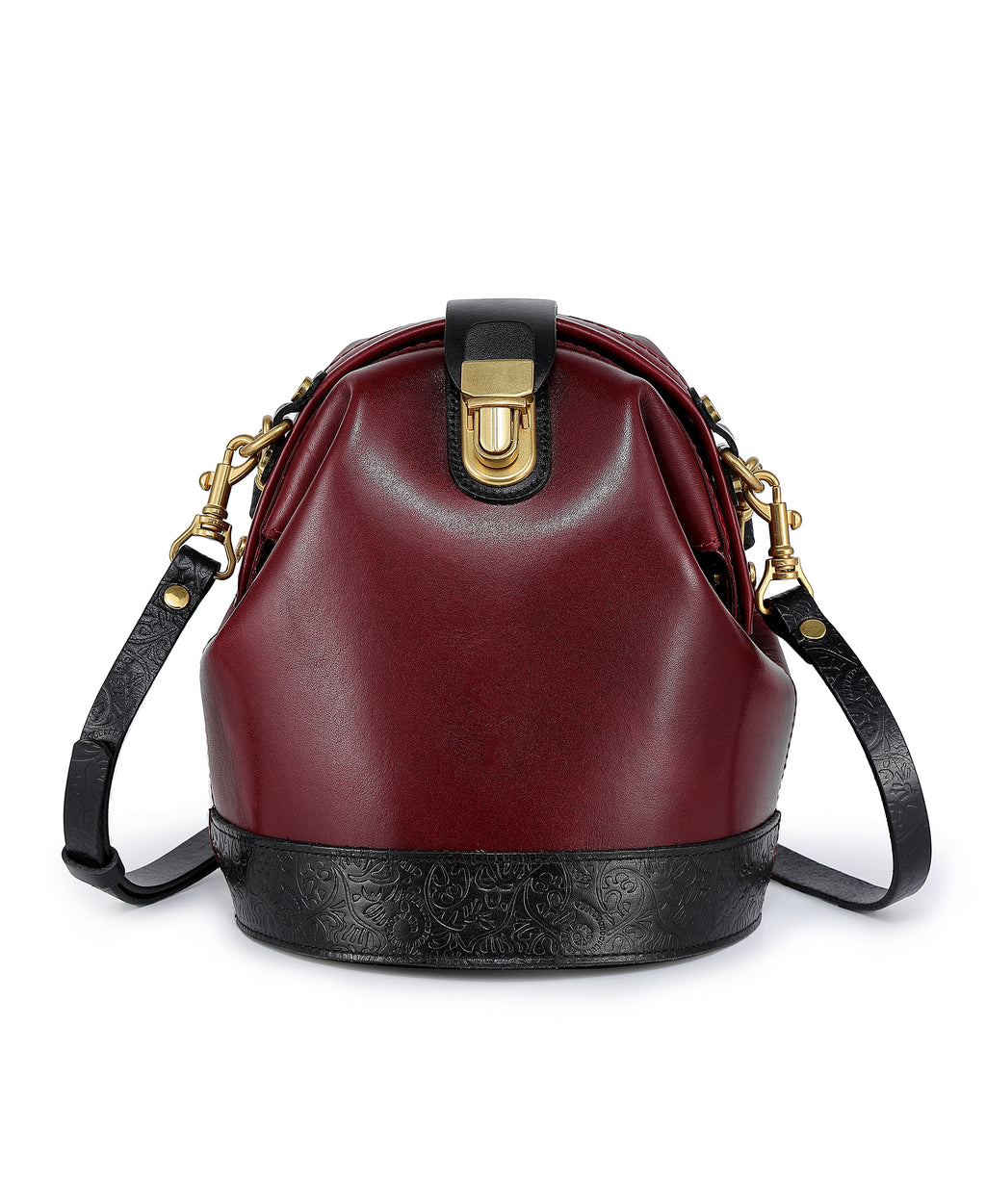 Trendeology Casual Soft PU Leather Drawstring Small 2 Way Bucket Shoulder Bag Crossbody